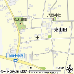 茨城県古河市東山田431周辺の地図