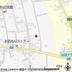 茨城県古河市山田664周辺の地図