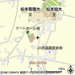 長野県松本市笹賀神戸2924周辺の地図