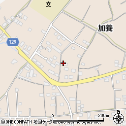 茨城県下妻市加養247周辺の地図