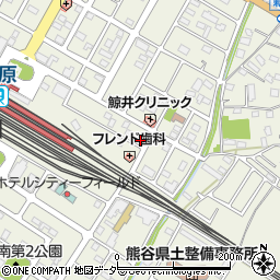 埼玉県熊谷市新堀592-1周辺の地図