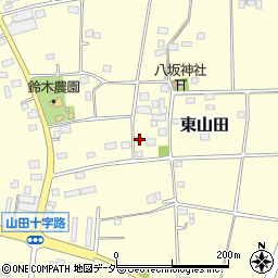 茨城県古河市東山田432周辺の地図