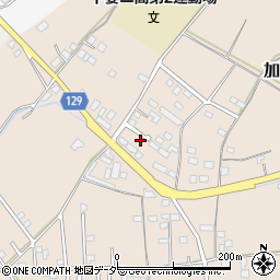 茨城県下妻市加養256周辺の地図