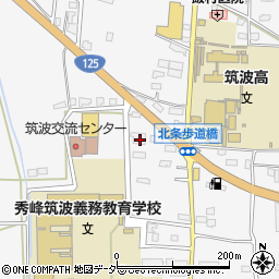 茨城県つくば市北条5044周辺の地図