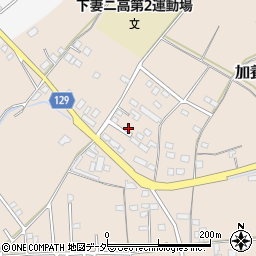 茨城県下妻市加養257周辺の地図