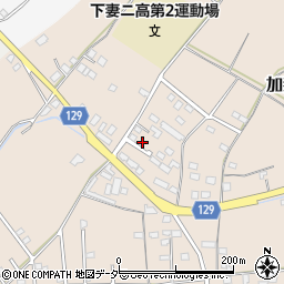 茨城県下妻市加養257-11周辺の地図