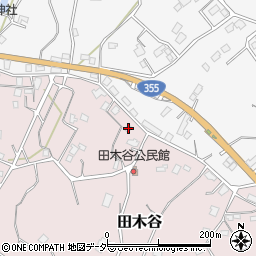 茨城県小美玉市田木谷582周辺の地図