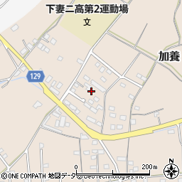 茨城県下妻市加養260周辺の地図