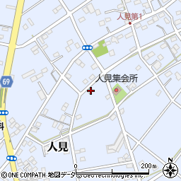 埼玉県深谷市人見353周辺の地図