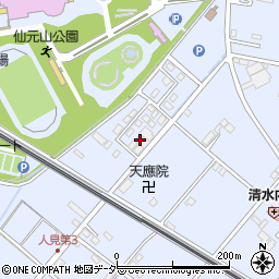 埼玉県深谷市人見496周辺の地図