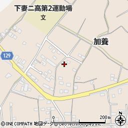 茨城県下妻市加養244周辺の地図