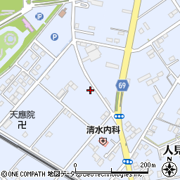 埼玉県深谷市人見477周辺の地図