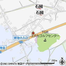 茨城スバル自動車石岡店周辺の地図
