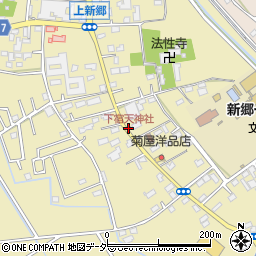 下宿天神社周辺の地図