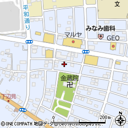茨城県古河市下辺見2838周辺の地図