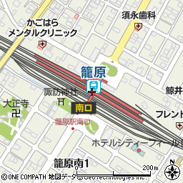 埼玉県熊谷市周辺の地図