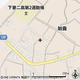 茨城県下妻市加養243周辺の地図