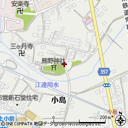 茨城県下妻市小島周辺の地図