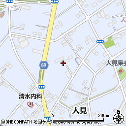 埼玉県深谷市人見387周辺の地図
