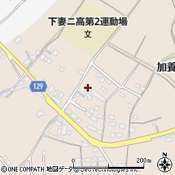 茨城県下妻市加養261周辺の地図