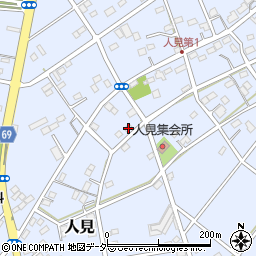 埼玉県深谷市人見333周辺の地図