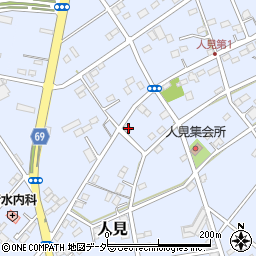 埼玉県深谷市人見336周辺の地図