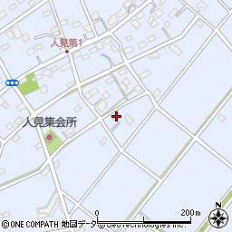 埼玉県深谷市人見130周辺の地図