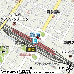 熊谷警察署籠原駅前交番周辺の地図