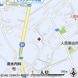 埼玉県深谷市人見388周辺の地図
