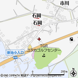 茨城県かすみがうら市市川86周辺の地図