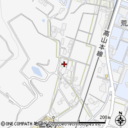 岐阜県高山市中切町850周辺の地図