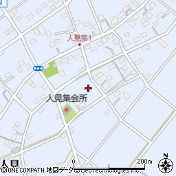 埼玉県深谷市人見320周辺の地図