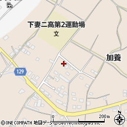茨城県下妻市加養264周辺の地図
