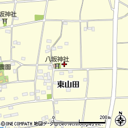 茨城県古河市東山田399周辺の地図