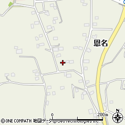 茨城県古河市恩名792周辺の地図
