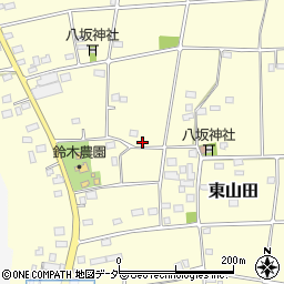 茨城県古河市東山田231周辺の地図