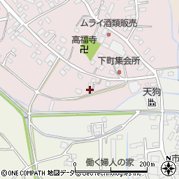 茨城県下妻市下妻丁482-3周辺の地図