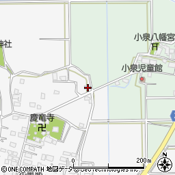 茨城県つくば市泉2386-1周辺の地図