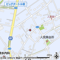 埼玉県深谷市人見380周辺の地図