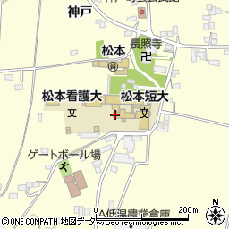 松本短期大学周辺の地図