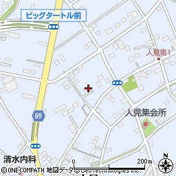 埼玉県深谷市人見381周辺の地図