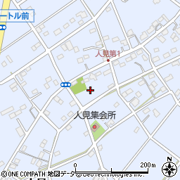 埼玉県深谷市人見326周辺の地図