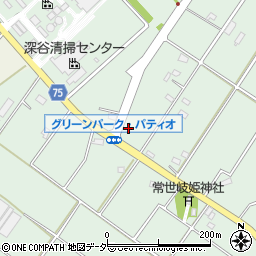 埼玉県深谷市樫合825周辺の地図