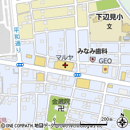 マルヤ総和店周辺の地図