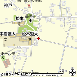 長野県松本市笹賀神戸3145周辺の地図