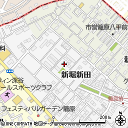 埼玉県熊谷市新堀新田558周辺の地図