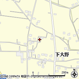 茨城県古河市下大野958周辺の地図