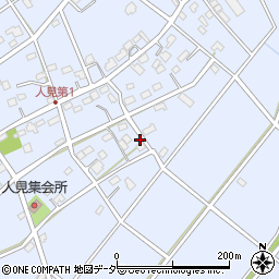 埼玉県深谷市人見135周辺の地図