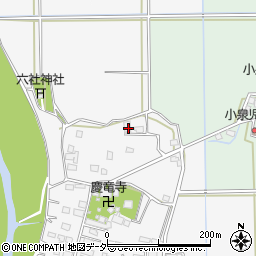 茨城県つくば市泉2445周辺の地図