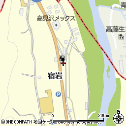 長野県南佐久郡佐久穂町宿岩405周辺の地図